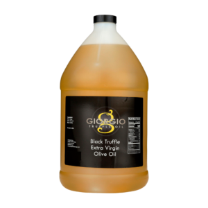 Truffle Infused Olive Oil | <b>Black Truffle</b> | 1/2 Gallon / 1.9 Liter