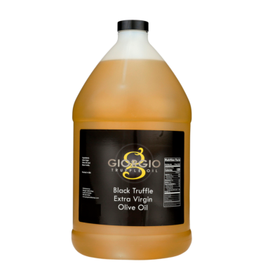 Truffle Infused Olive Oil | <b>Black Truffle</b> | 1/2 Gallon / 1.9 Liter
