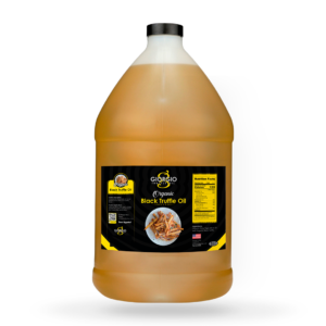 Truffle Infused Olive Oil | Black Truffle | <b>Organic</b> | 1/2 Gallon / 1.9 Liter