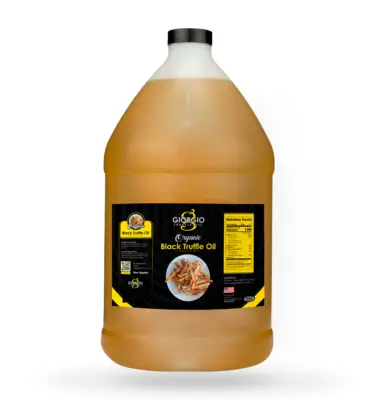 Truffle Infused Olive Oil | Black Truffle | <b>Organic</b> | 1/2 Gallon / 1.9 Liter