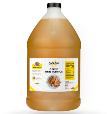 Truffle Infused Olive Oil | White Truffle | <b>Organic</b> | 1/2 Gallon / 1.9 Liter
