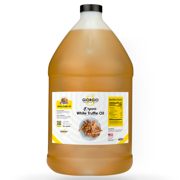 Truffle Infused Olive Oil | White Truffle | <b>Organic</b> | 1/2 Gallon / 1.9 Liter