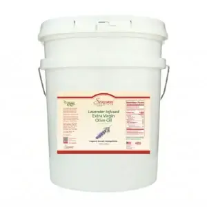 5 Gallon Pail of lavender extra virgin olive oil