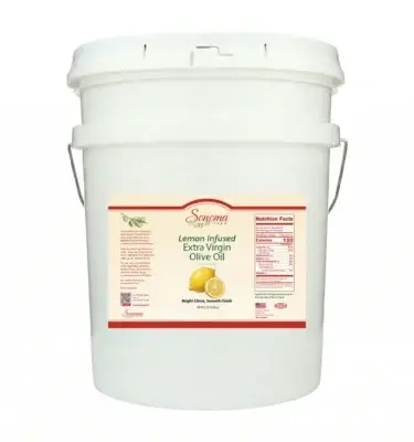 5 Gallon Pail of lemon extra virgin olive oil