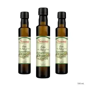Three Pack of Organic Butter Extra Virgin Olive Oil - 500 mL Bottles