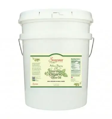 5 Gallon Pail of organic italian dipping oil extra virgin olive oil
