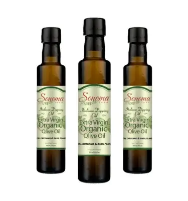Three Pack of Organic Italiano Dipping Oil Extra Virgin Olive Oil - 500 mL Bottles