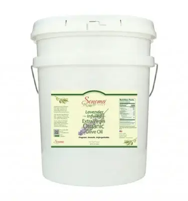 5 Gallon Pail of organic lavender extra virgin olive oil