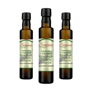 Organic Lavender Extra Virgin Olive Oil - 500 mL - 3 Pack