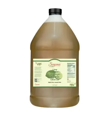 Organic Lime Infused Extra Virgin Olive Oil - 1 Gallon