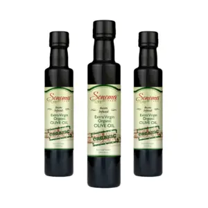 3 Pack of Organic Smoky Bacon Infused Olive Oil - 250ml