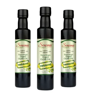 Set of Three Organic Lemo Extra Virgin Olive Oil