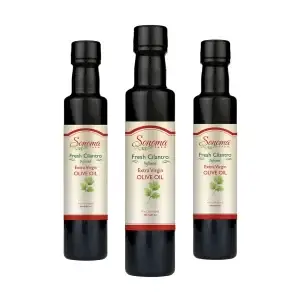 Sonoma Farm Cilantro Infused Extra Virgin Olive Oil - 250ml - Three Pack