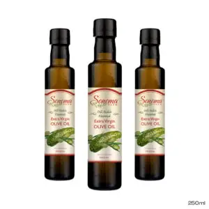 3 pack of 500 ml bottles of dill olive oil