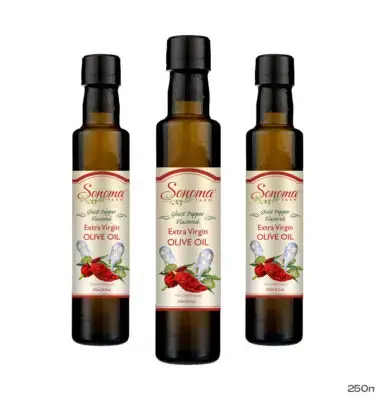Ghost Pepper Infused Extra Virgin Olive Oil - 250 ml 3-Pack