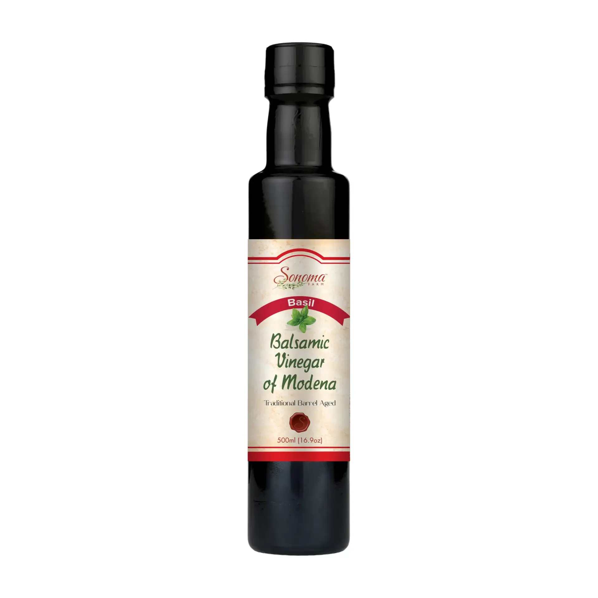 Sonoma Farm Balsamic Vinegar - Basil - 500ml - front