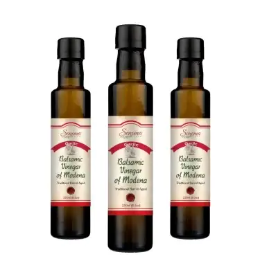 Sonoma Farm Balsamic Vinegar - Garlic - 250ml - Three Pack