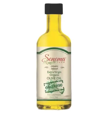 Infused Extra Virgin Olive Oil - Organic - Cilantro - Sample - 1.5oz