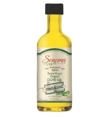 Infused Extra Virgin Olive Oil - Organic - Garlic - Sample - 1.5oz