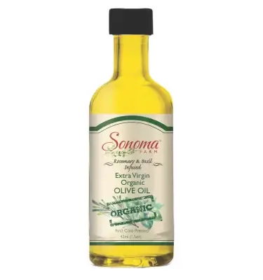 Sonoma Farm Extra Virgin Olive Oil - Rosemary-Basil Flavor Infused - Sample - 1.5oz