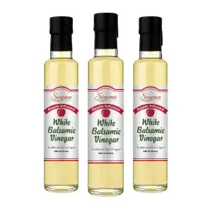 White Balsamic Vinegar - Flavor Infused - Almond -250ml - 3 Pack