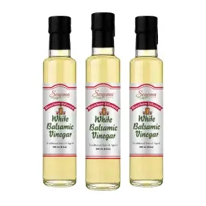 White Balsamic Vinegar - Flavor Infused - Bourbon - 250ml - Three Pack
