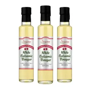 White Balsamic Vinegar - Flavor Infused - Cherry - 250ml - Three Pack