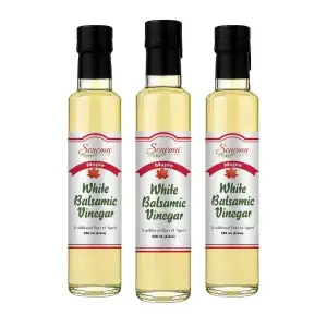 White Balsamic Vinegar - Flavor Infused - Maple - 250ml - Three Pack
