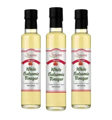 White Balsamic Vinegar - Flavor Infused - Maple - 250ml - Three Pack
