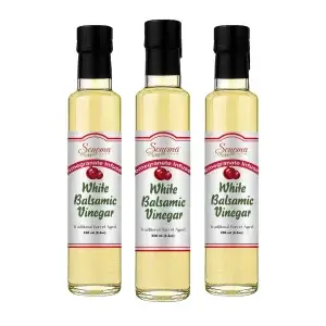 White Balsamic Vinegar - Flavor Infused - Pomegranate - 250ml - Three Pack