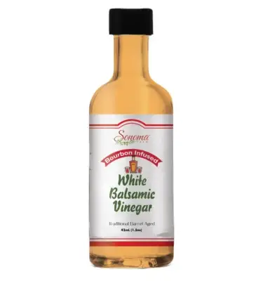 White Balsamic Vinegar - Flavor Infused - Bourbon - 1.5oz - Sample