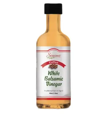 White Balsamic Vinegar - Flavor Infused - Coffee - 1.5oz - Sample