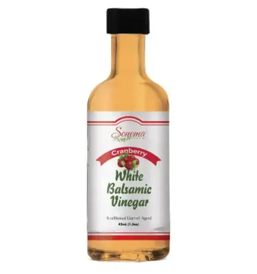 White Balsamic Vinegar - Flavor Infused - Cranberry - 1.5oz - Sample