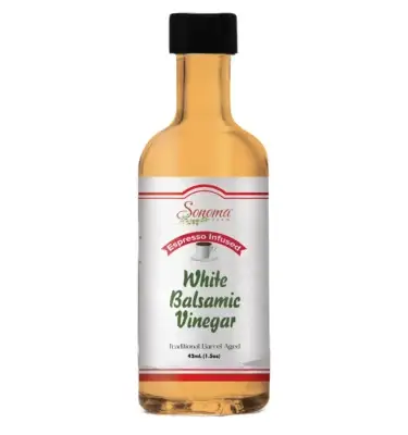 White Balsamic Vinegar - Flavor Infused - Espresso - 1.5oz - Sample
