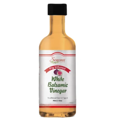 White Balsamic Vinegar - Flavor Infused - Fig - 1.5oz - Sample