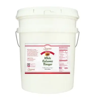 White Balsamic Vinegar - Flavor Infused - Honey - 5 Gallon