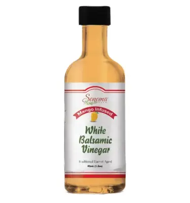 White Balsamic Vinegar - Flavor Infused - Mango - 1.5oz - Sample