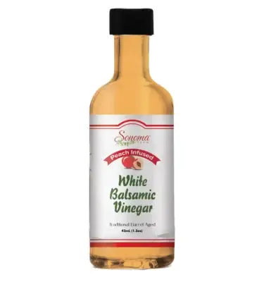 White Balsamic Vinegar - Flavor Infused - Peach - 1.5oz - Sample