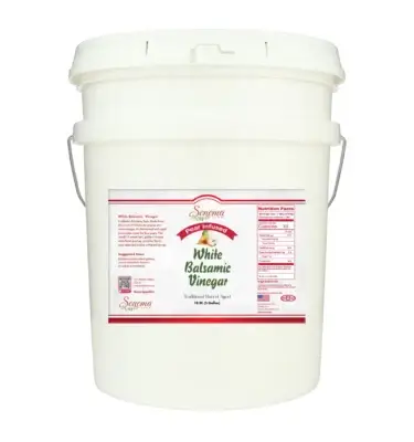 White Balsamic Vinegar - Flavor Infused - Pear - 5 Gallon