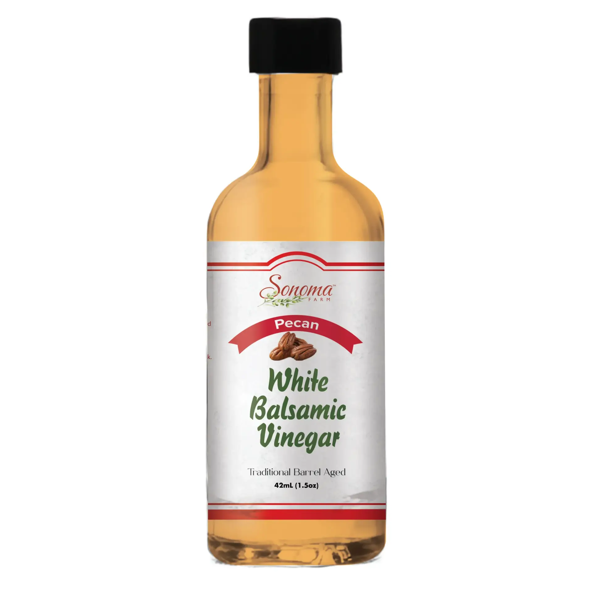 White Balsamic Vinegar - Flavor Infused - Pecan - 1.5oz - Sample