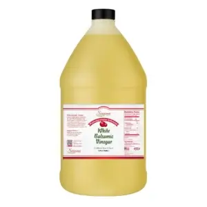 White Balsamic Vinegar - Flavor Infused - Pomegranate - 1 Gallon