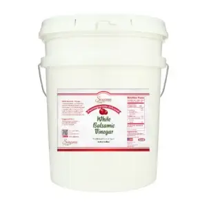 White Balsamic Vinegar - Flavor Infused - Pomegranate - 5 Gallon