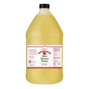 White Balsamic Vinegar - Flavor Infused - Pomegranate - 1/2 Gallon