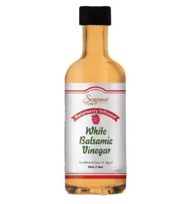 White Balsamic Vinegar - Flavor Infused - Raspberry - 1.5oz - Sample