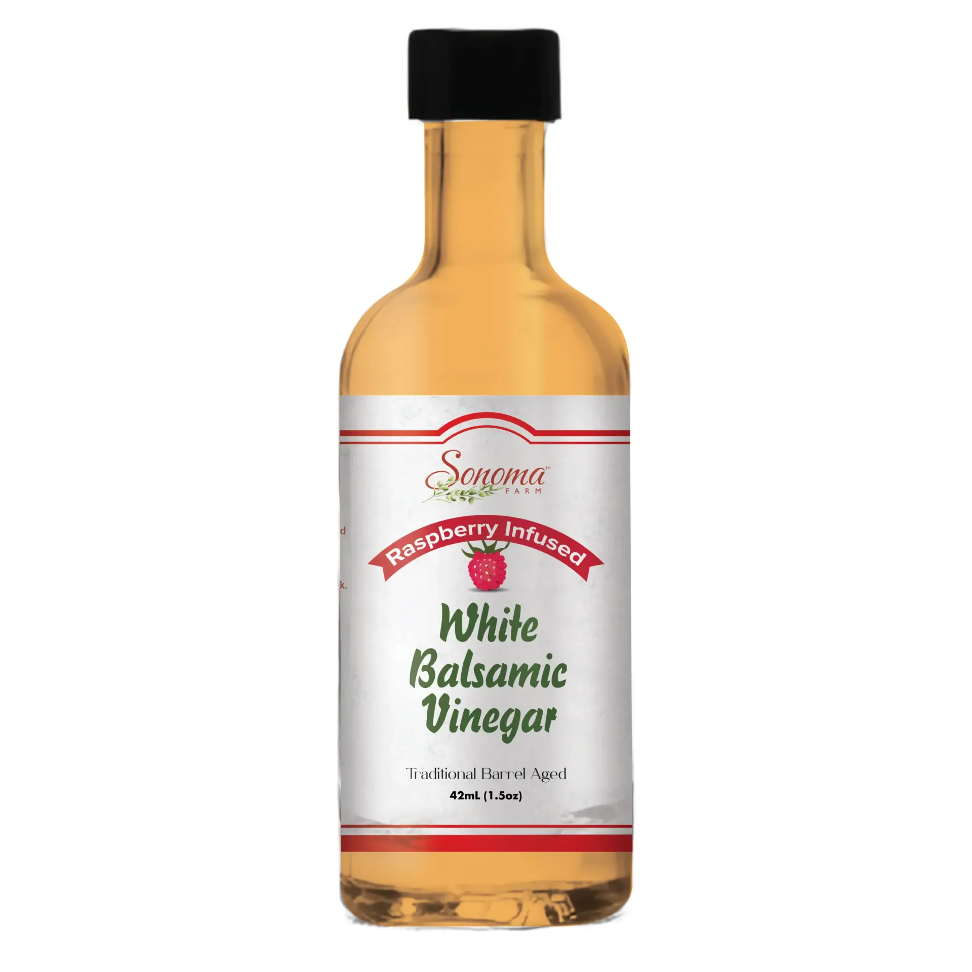 White Balsamic Vinegar - Flavor Infused - Raspberry - 1.5oz - Sample