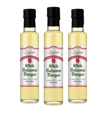 White Balsamic Vinegar - Flavor Infused - Raspberry - 250ml - Three Pack