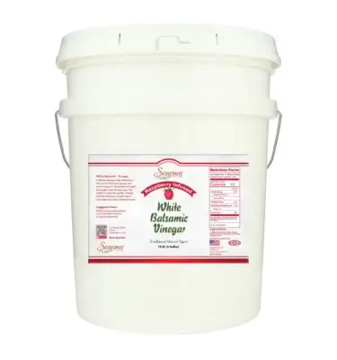 White Balsamic Vinegar - Flavor Infused - Raspberry - 5 Gallon