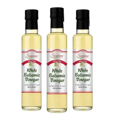 White Balsamic Vinegar - Flavor Infused - Vanilla - 250ml - Three Pack