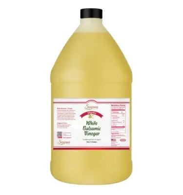 White Balsamic Vinegar - Flavor Infused - Vanilla - 1/2 Gallon