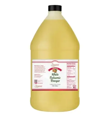 White Balsamic Vinegar - Flavor Infused - Walnut - 1 Gallon